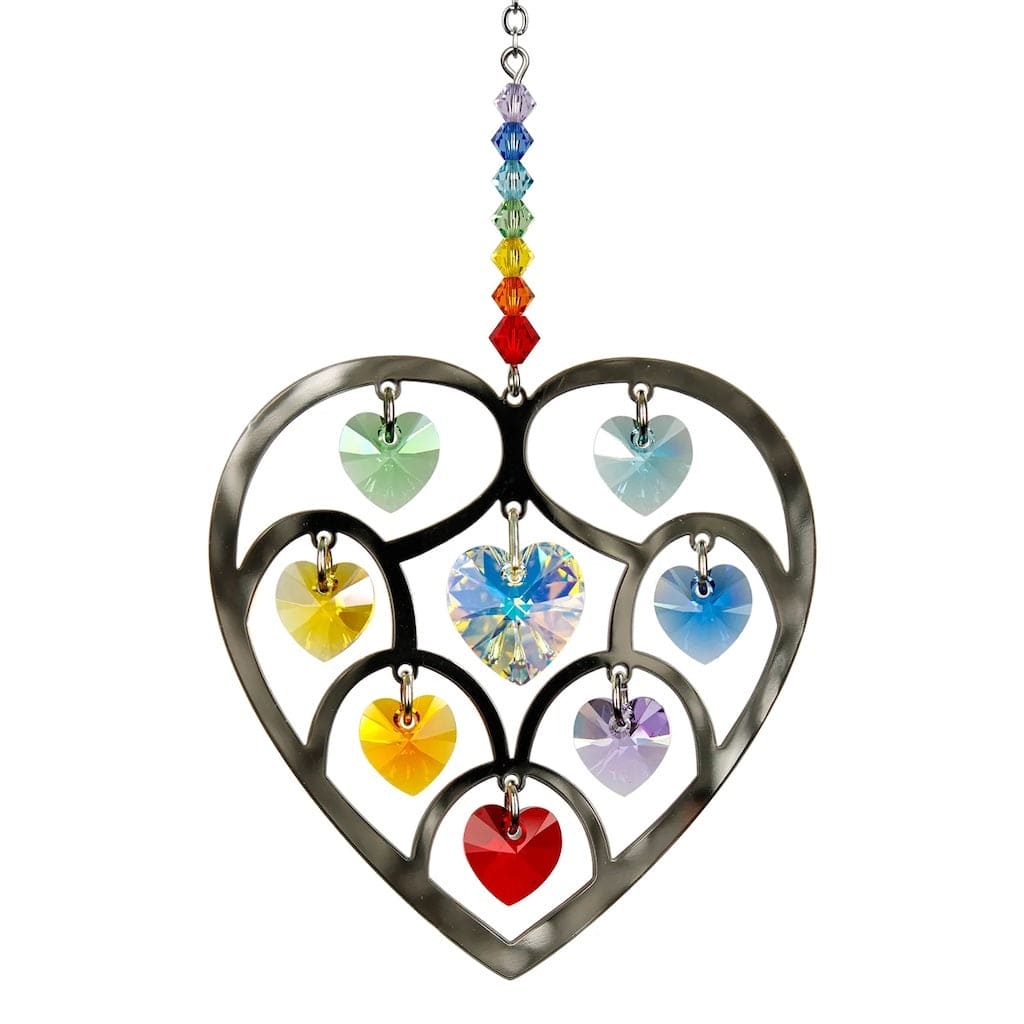 Heart of Hearts Wind Chimes with Chakra