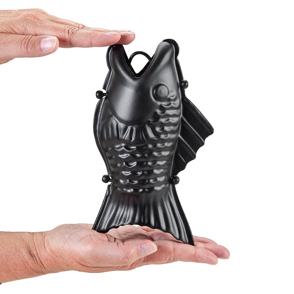 Modern Farmhouse Fish Black Aluminum 8.5ft. Rain Chain