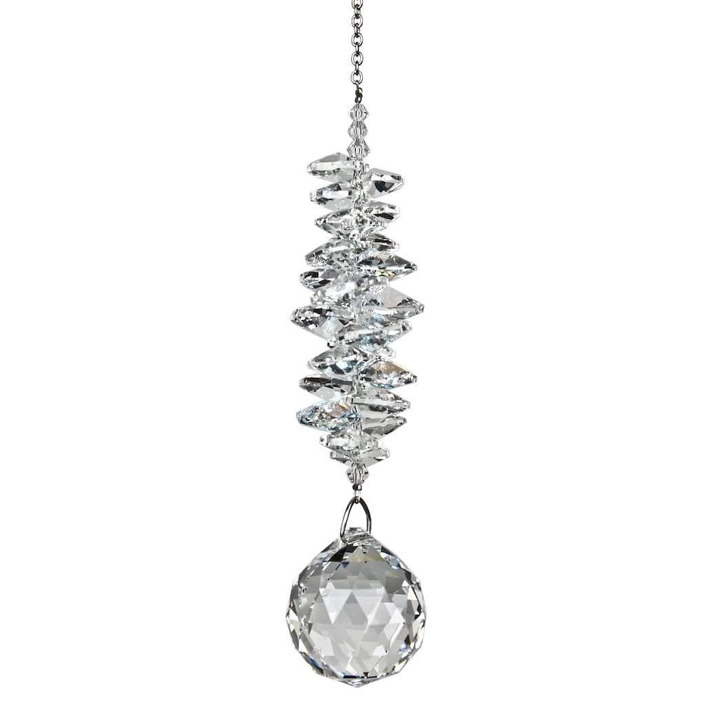 Crystal Grand Cascade Wind Chimes in Ice