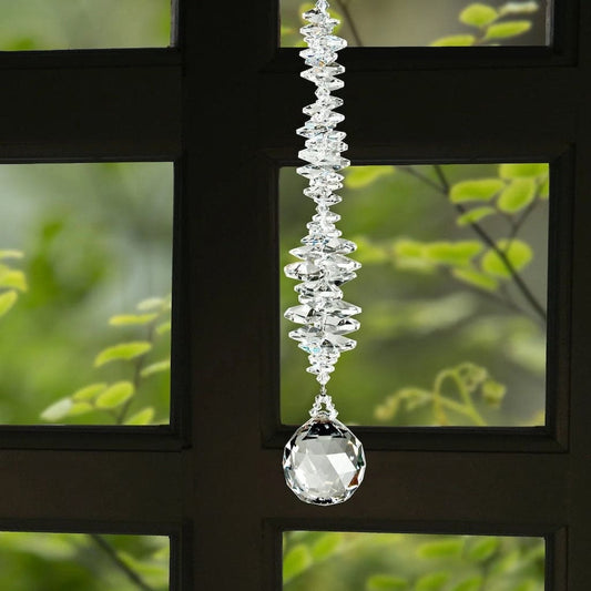 Crystal Ultra Grand Cascade Wind Chimes in Ice