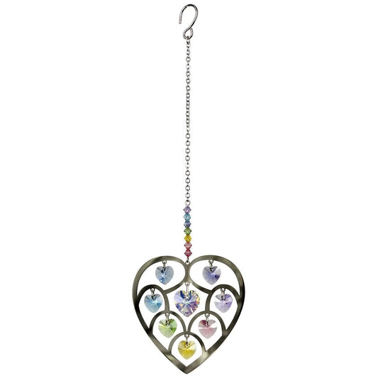 Heart of Hearts Wind Chimes with Confetti